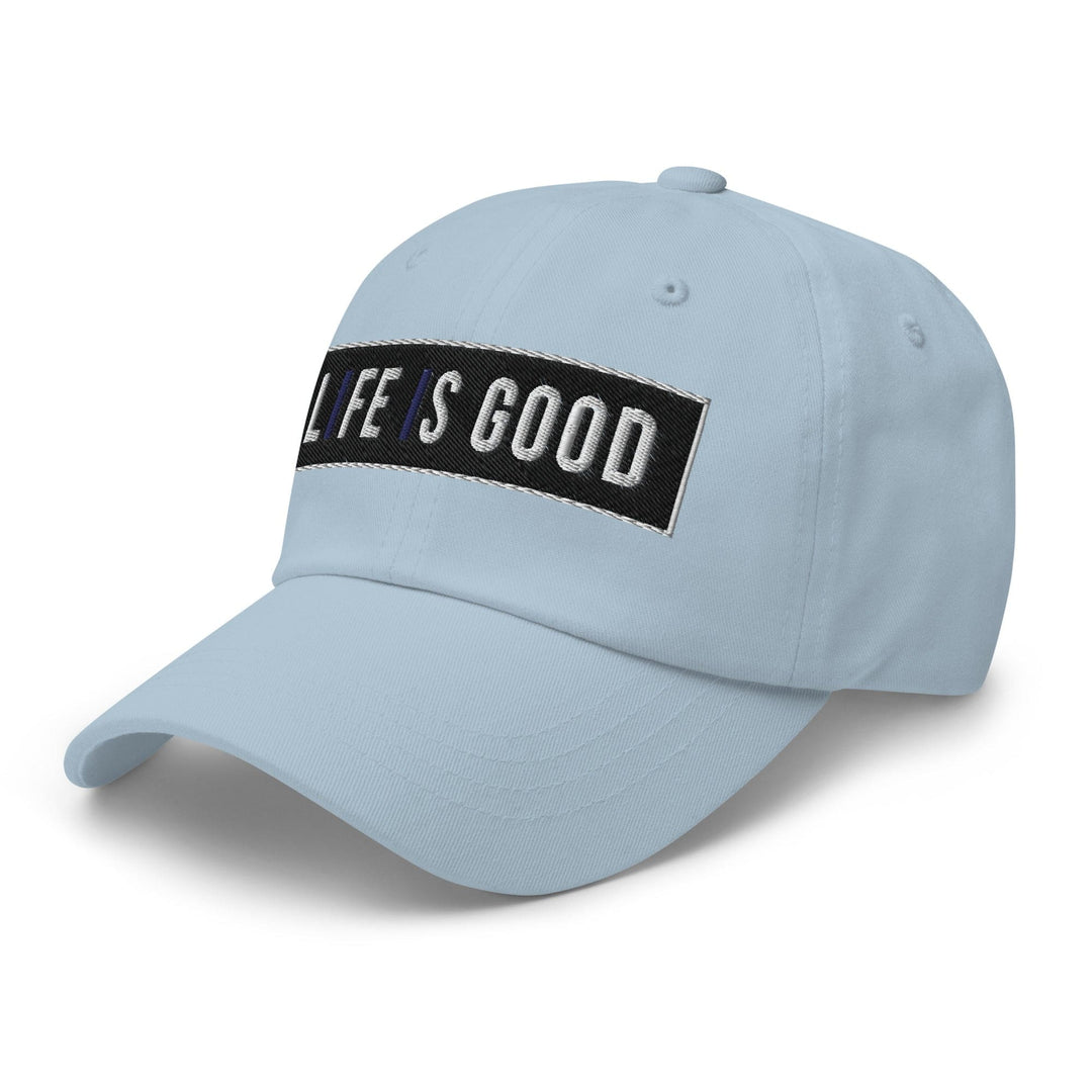 Embroidered Baseball Cap - Adjustable Life is Good Print - Unisex | Baseball