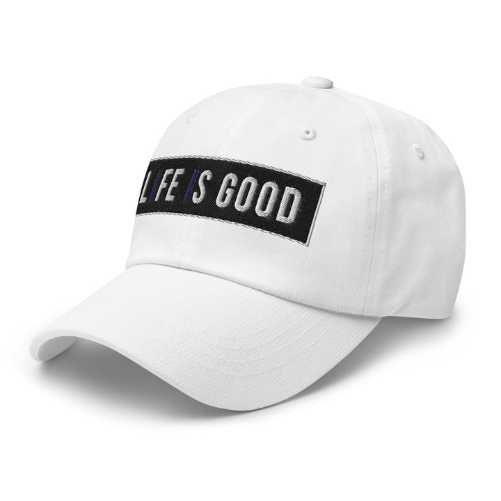 Embroidered Baseball Cap - Adjustable Life is Good Print - Unisex | Baseball