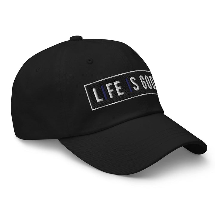 Embroidered Baseball Cap - Adjustable Life is Good Print - Unisex | Baseball