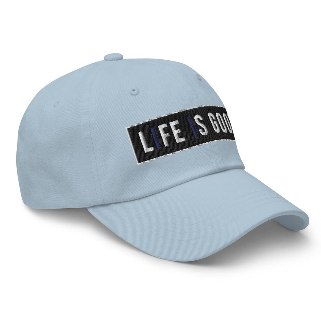 Embroidered Baseball Cap - Adjustable Life is Good Print - Unisex | Baseball