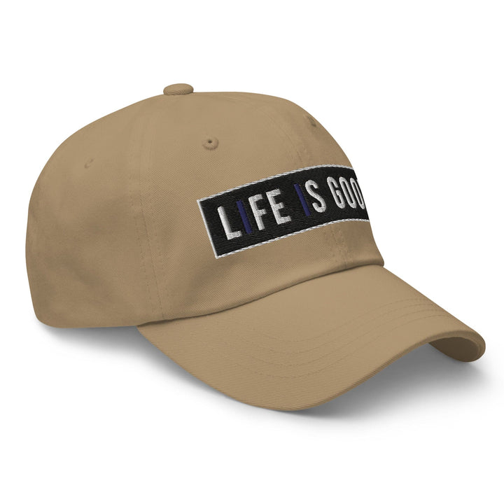 Embroidered Baseball Cap - Adjustable Life is Good Print - Unisex | Baseball