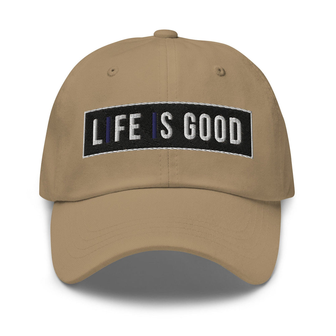 Embroidered Baseball Cap - Adjustable Life is Good Print - Unisex | Baseball