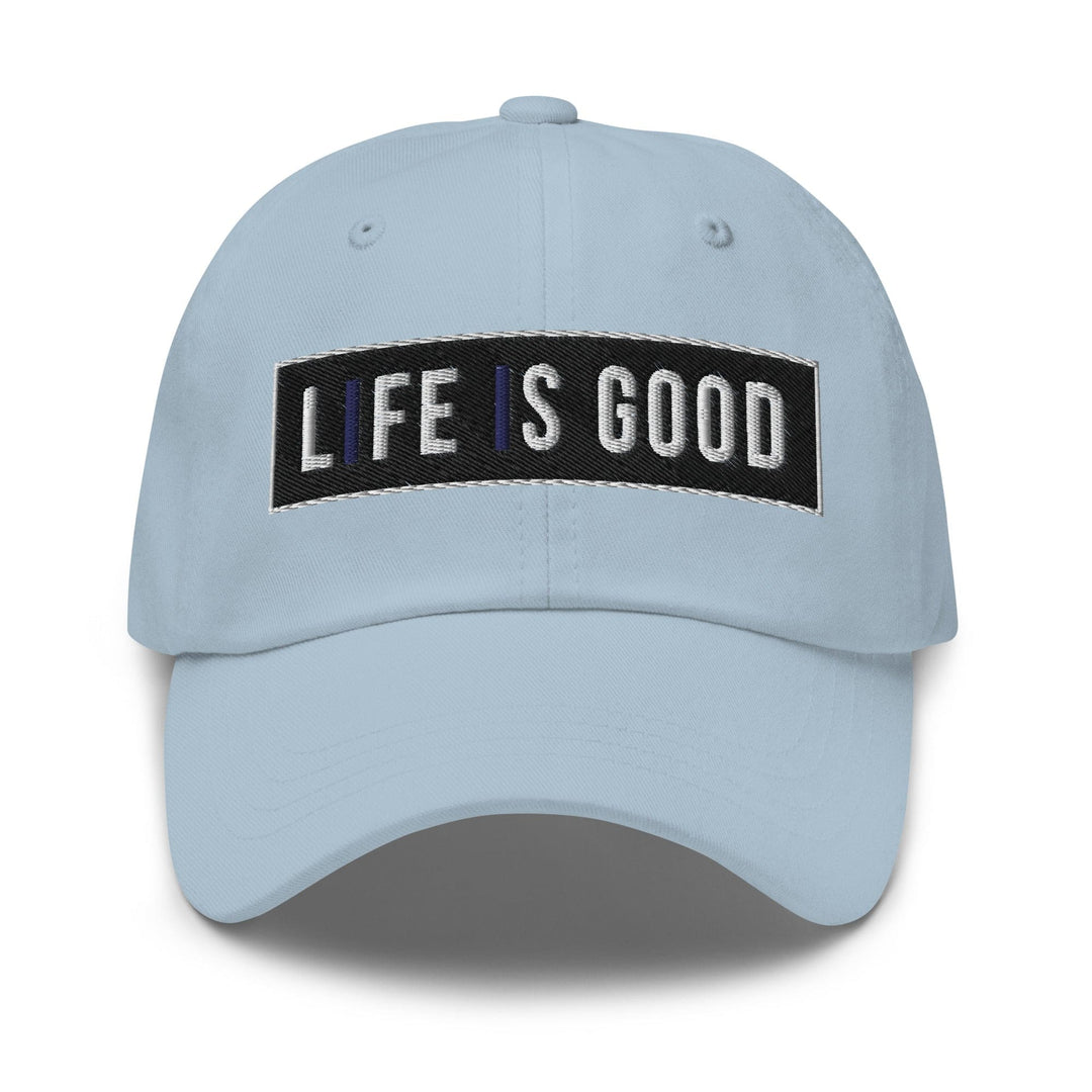 Embroidered Baseball Cap - Adjustable Life is Good Print - Unisex | Baseball