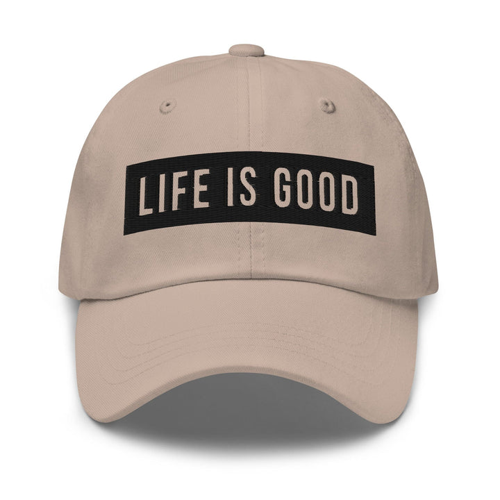 Embroidered Baseball Cap - Adjustable Life is Good - Unisex | Baseball Caps