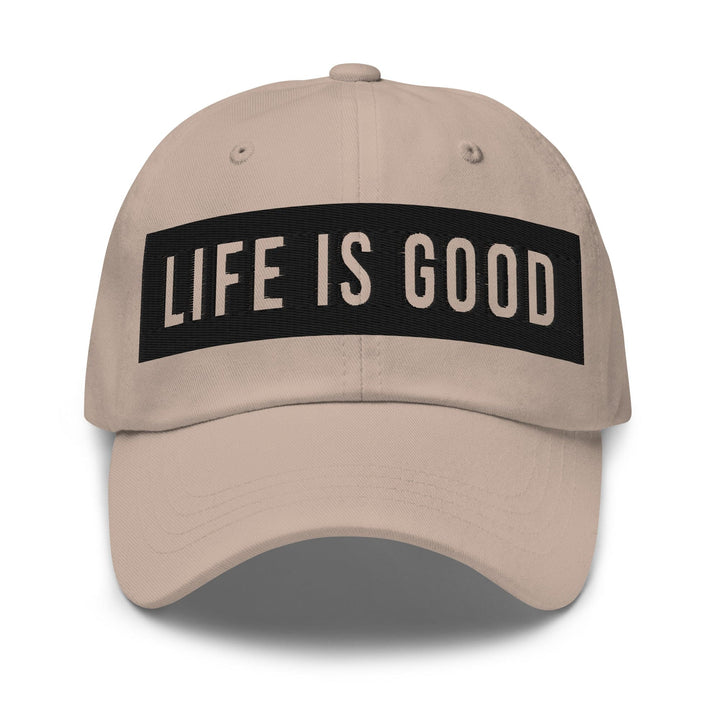 Embroidered Baseball Cap - Adjustable Life is Good - Unisex | Baseball Caps