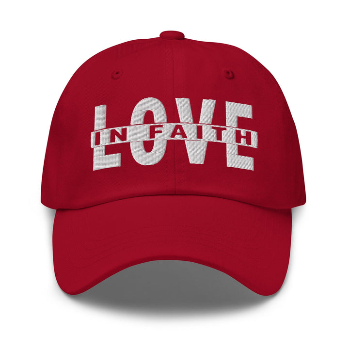 Embroidered Baseball Cap - Adjustable - Love in Faith