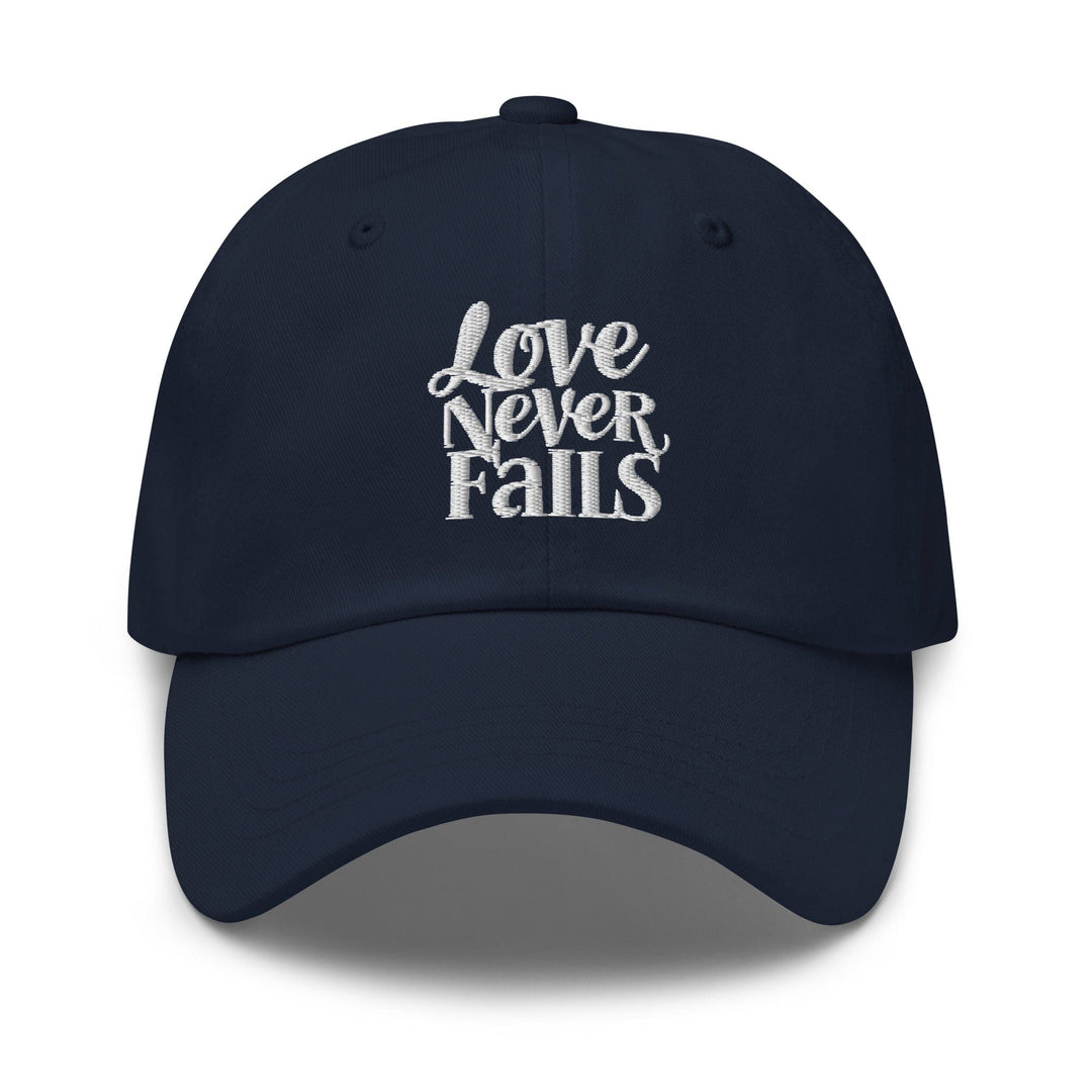 Embroidered Baseball Cap - Adjustable Love Never Fails - Unisex | Baseball Caps