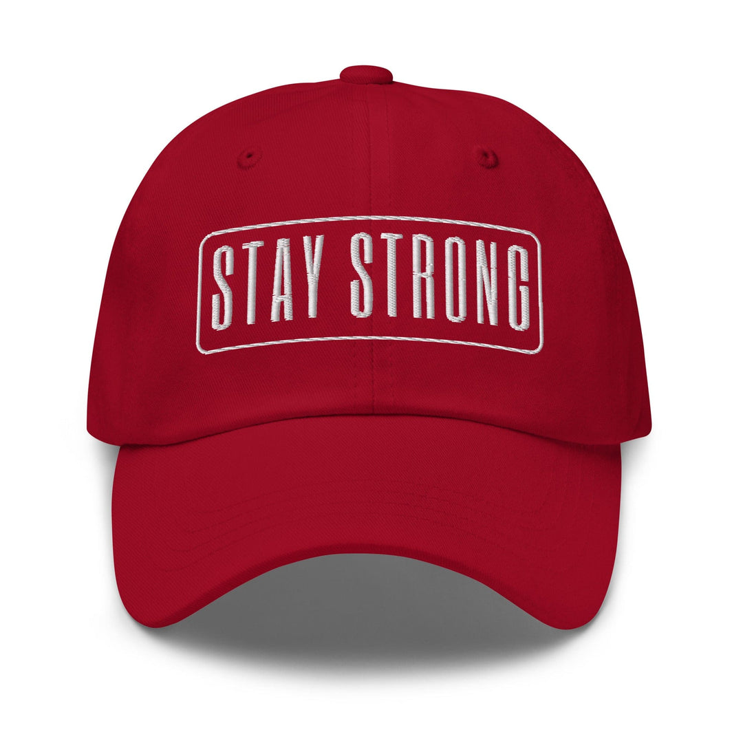 Embroidered Baseball Cap - Adjustable - Stay Strong