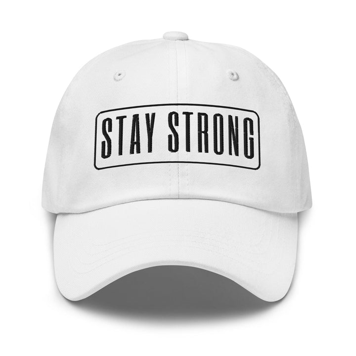 Embroidered Baseball Cap - Adjustable - Stay Strong