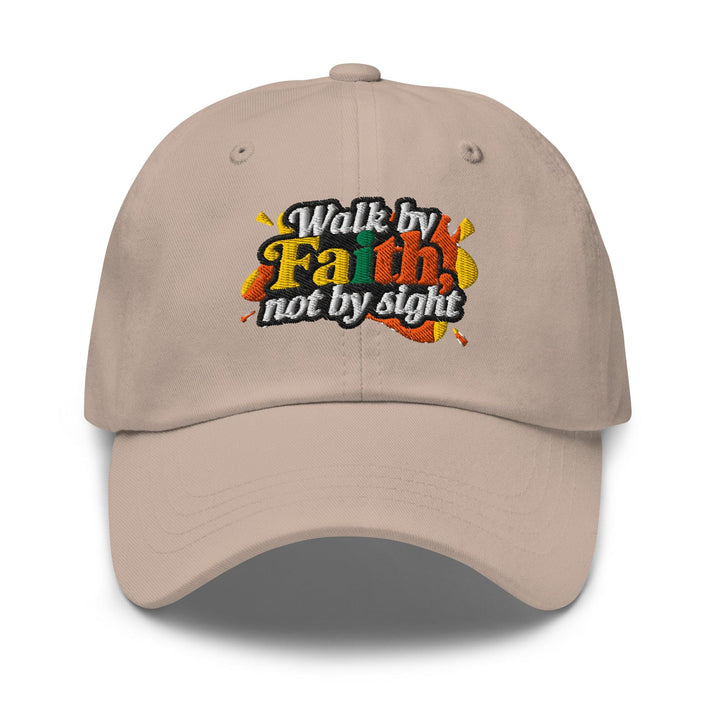 Embroidered Baseball Cap - Adjustable Walk by Faith not by Sight - Unisex