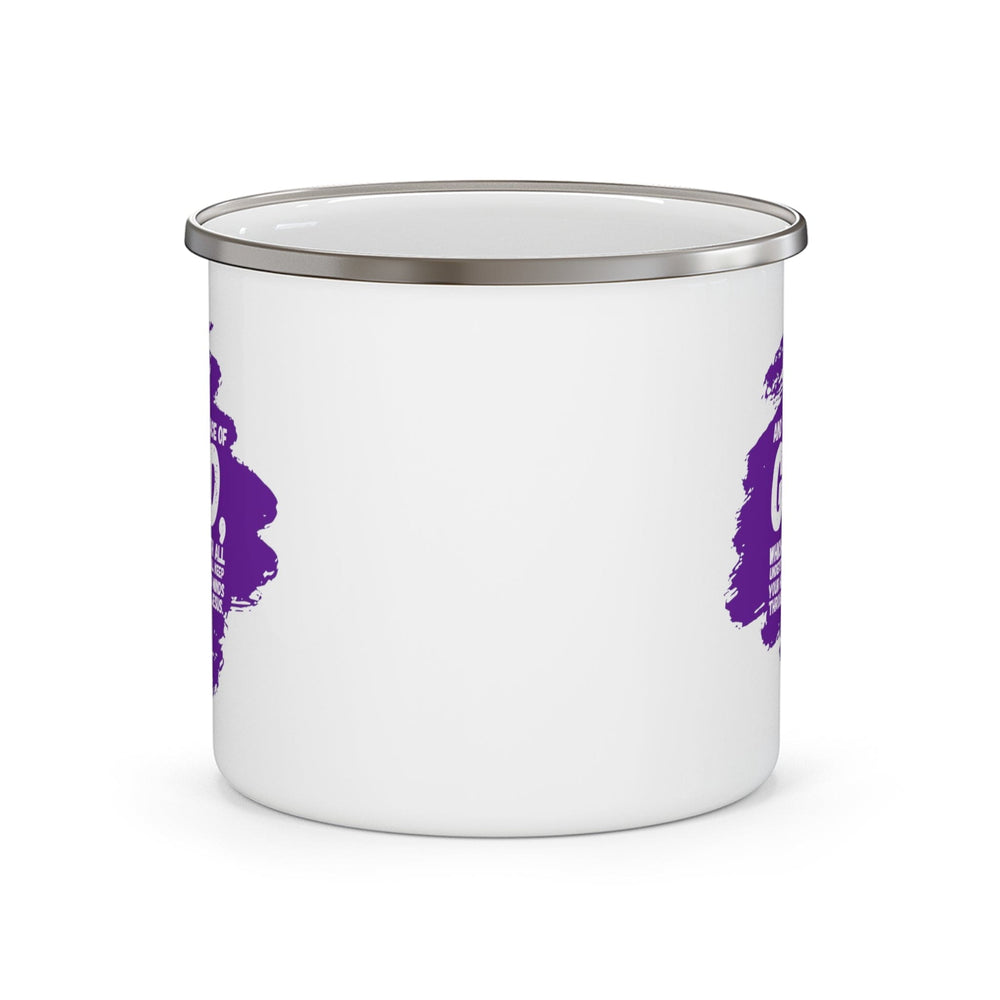 Enamel Camping Mug and the Peace of God Purple - Decorative | Enamel Mugs