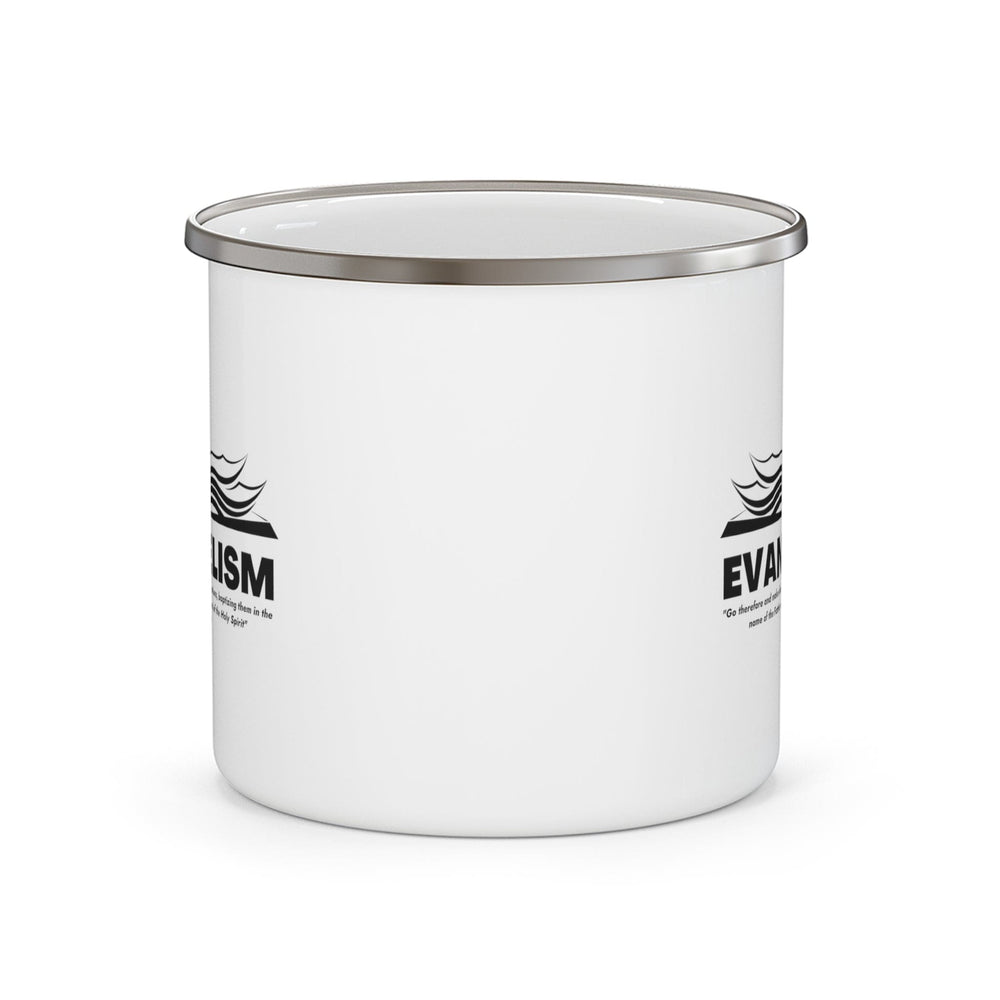 Enamel Camping Mug Evangelism - Go Therefore and Make Disciples - Decorative