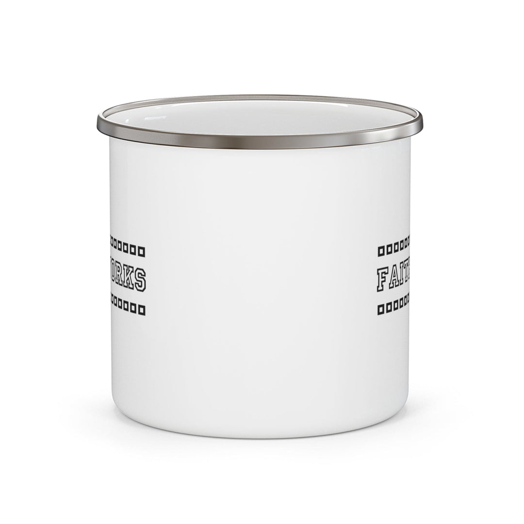 Enamel Camping Mug Faith Works - Decorative | Enamel Mugs