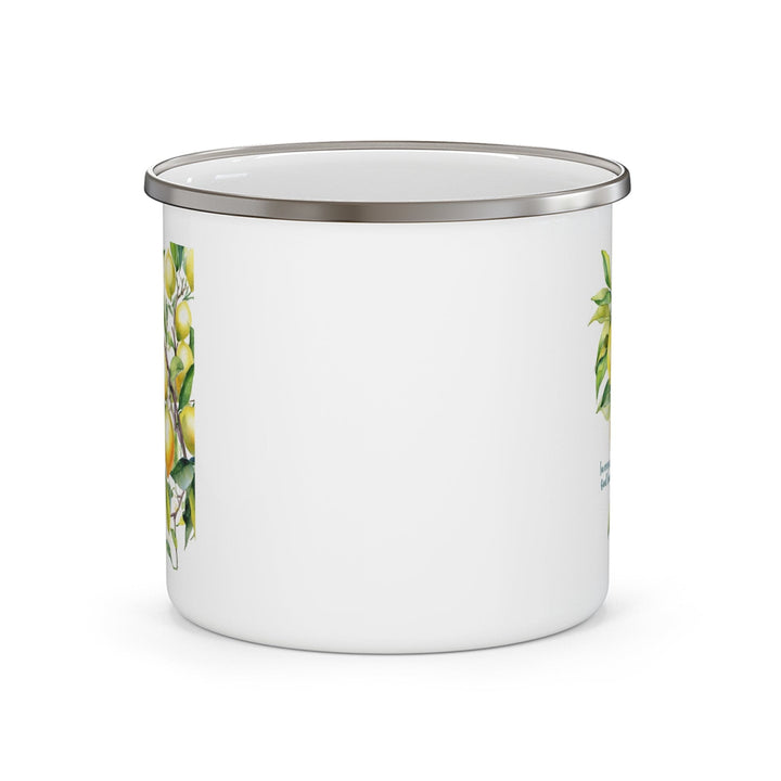 Enamel Camping Mug in Every Season Find Beauty Lemon Tree - Decorative | Enamel