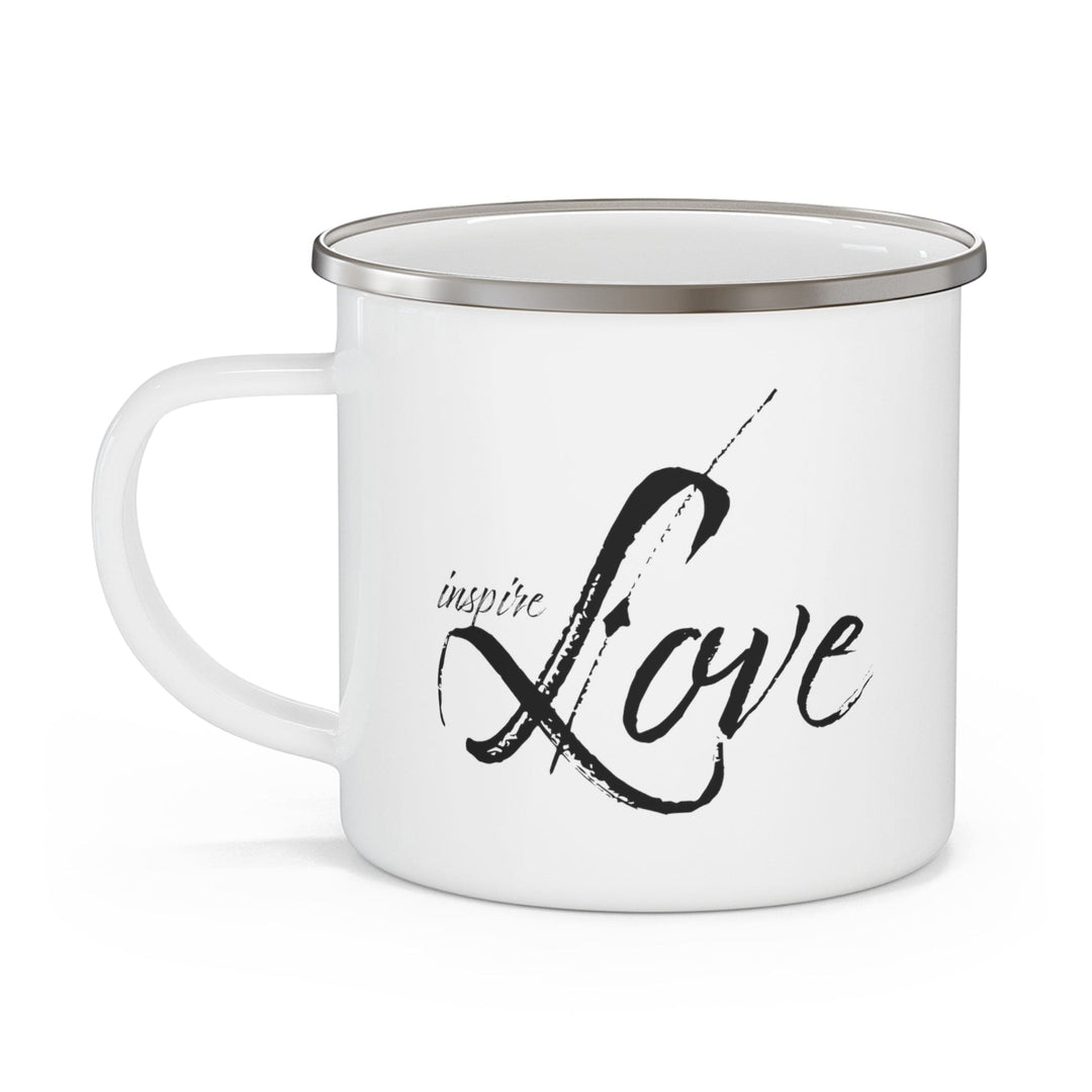 Enamel Camping Mug Inspire Love - Decorative | Enamel Mugs