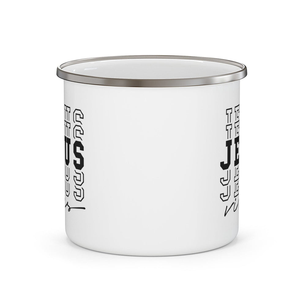 Enamel Camping Mug Jesus Vibes - Decorative | Enamel Mugs