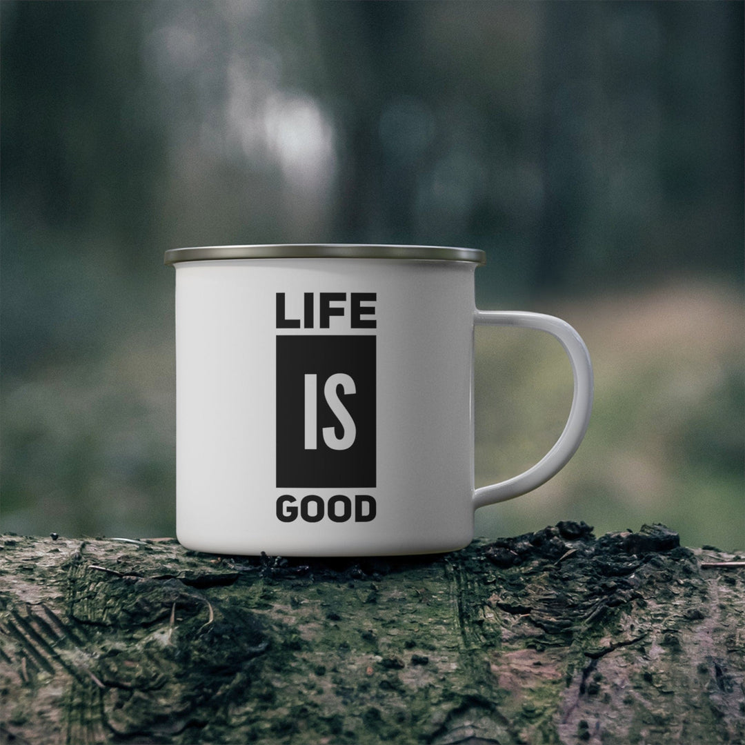 Enamel Camping Mug Life is Good - Decorative | Enamel Mugs