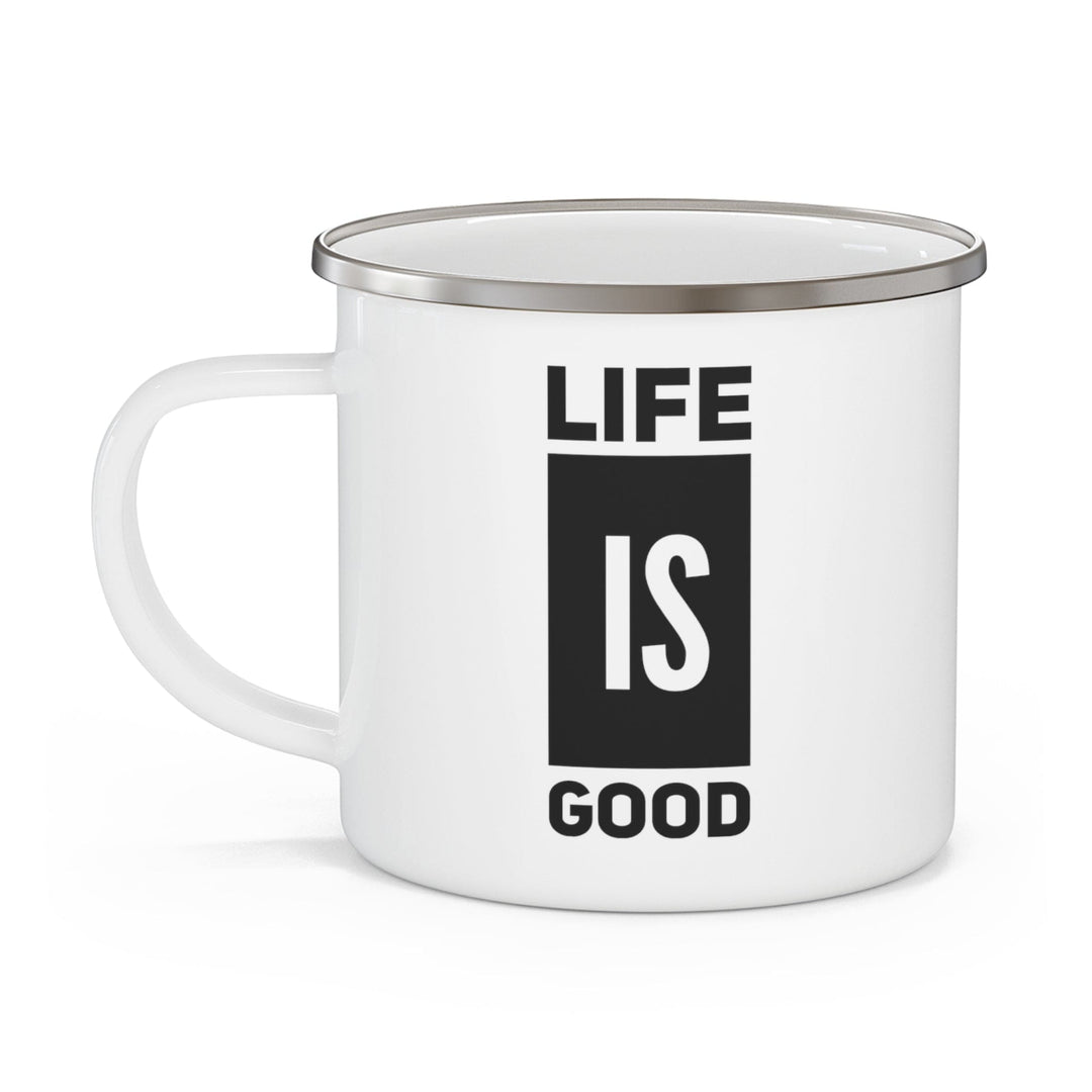 Enamel Camping Mug Life is Good - Decorative | Enamel Mugs