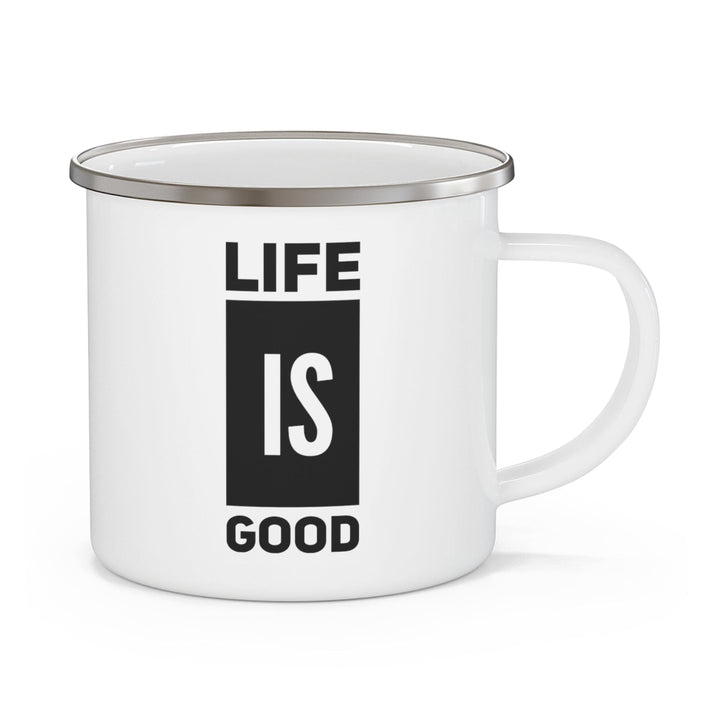 Enamel Camping Mug Life is Good - Decorative | Enamel Mugs