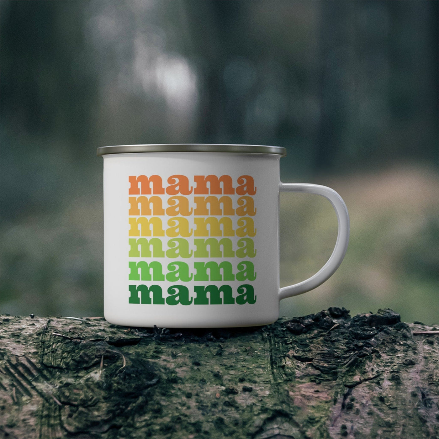 Enamel Camping Mug Mama Celebrating Mothers - Mug