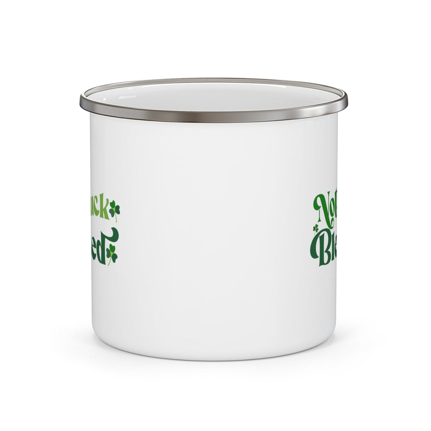 Enamel Camping Mug Not Luck Blessed - Decorative | Mugs