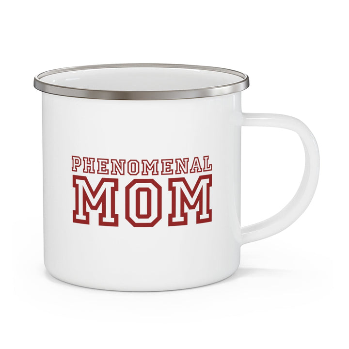 Enamel Camping Mug - Phenomenal Mom a Heartfelt Gift for Mothers - Red