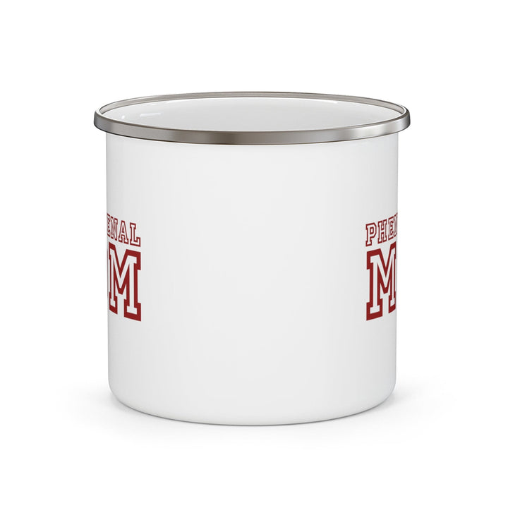 Enamel Camping Mug - Phenomenal Mom a Heartfelt Gift for Mothers - Red