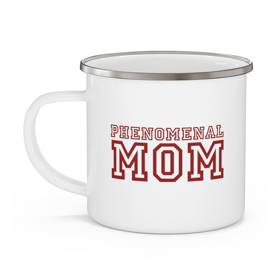 Enamel Camping Mug - Phenomenal Mom a Heartfelt Gift for Mothers - Red