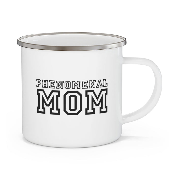 Enamel Camping Mug Phenomenal Mom Print - Decorative | Enamel Mugs