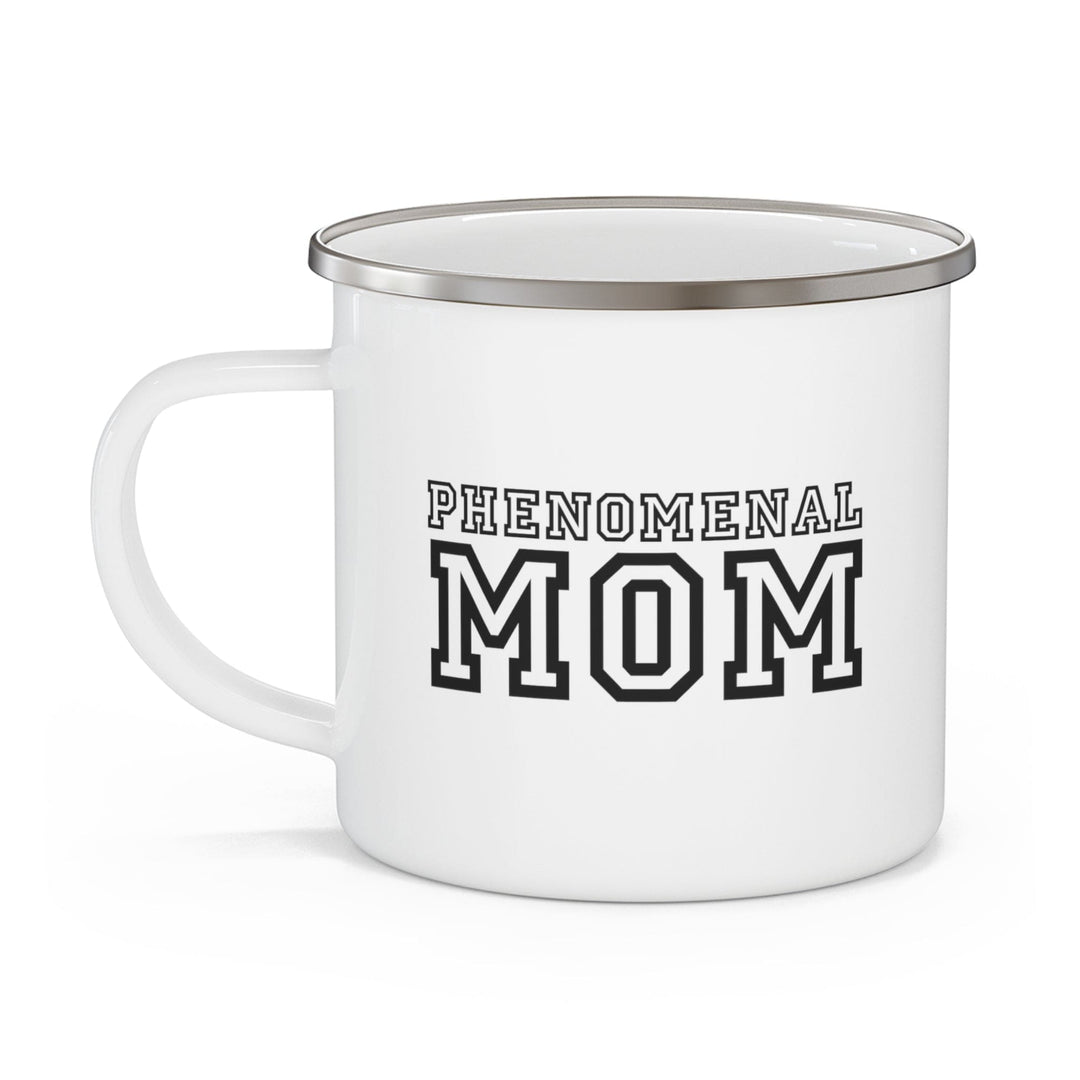 Enamel Camping Mug Phenomenal Mom Print - Decorative | Enamel Mugs