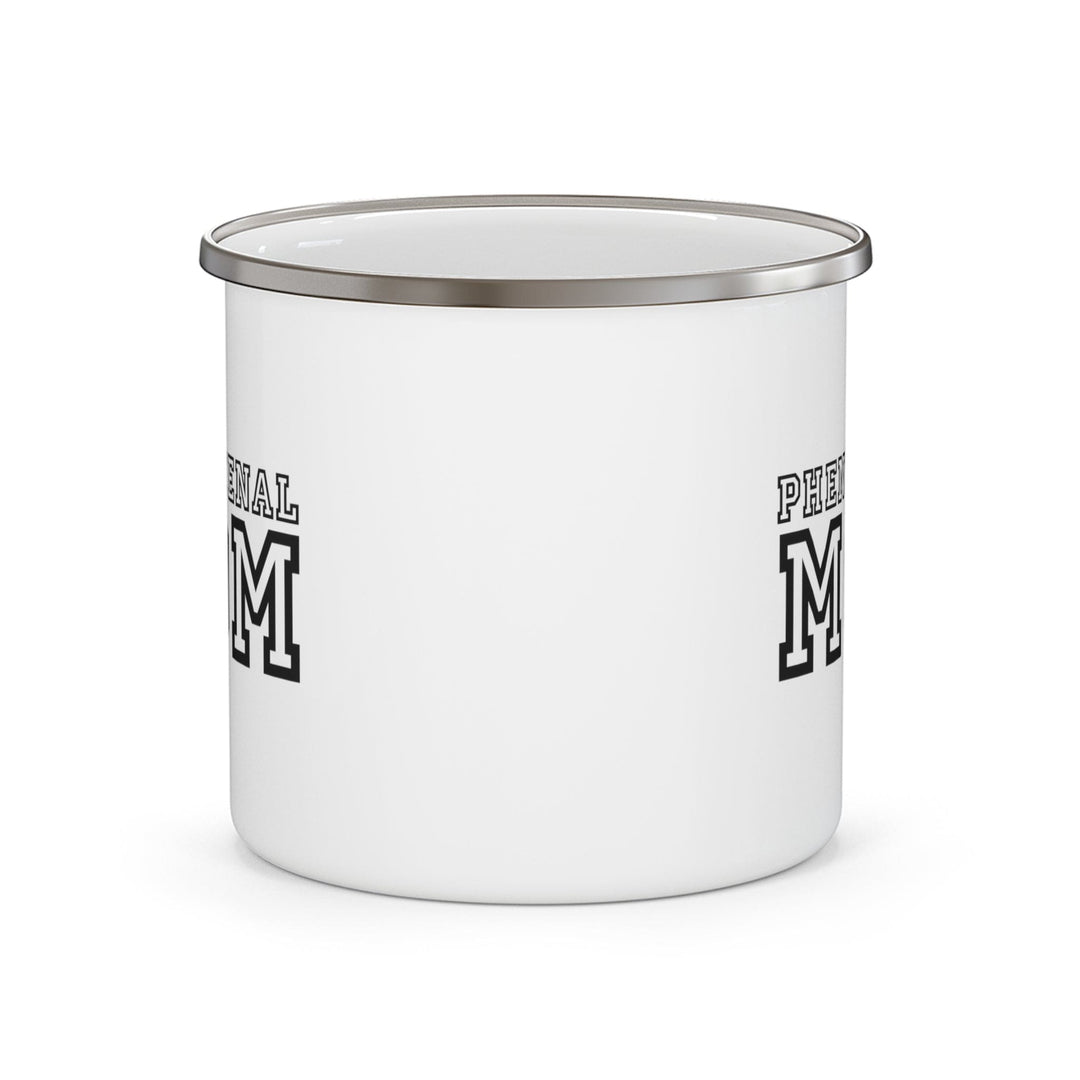 Enamel Camping Mug Phenomenal Mom Print - Decorative | Enamel Mugs