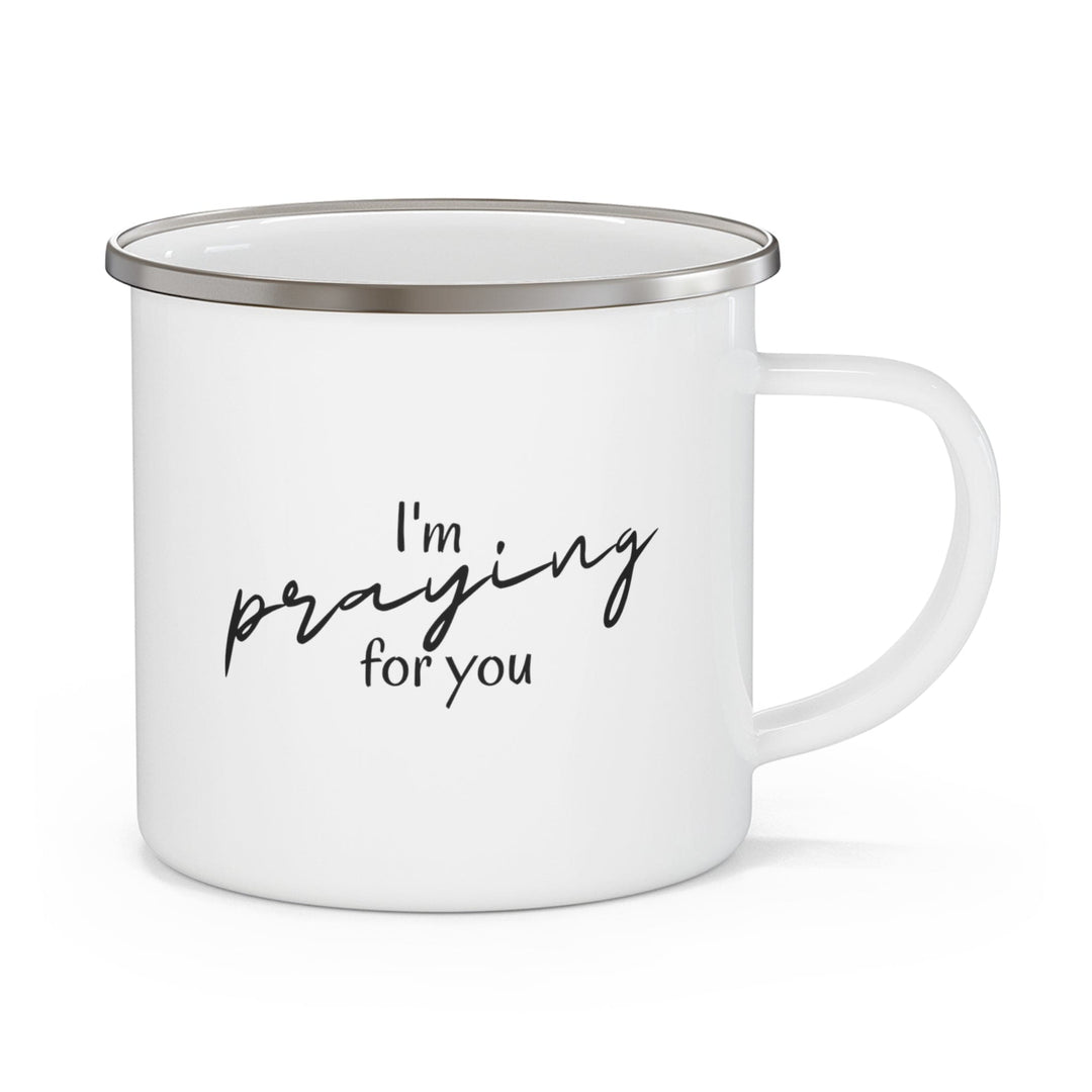 Enamel Camping Mug Say it Soul I’m Praying for you T-shirt Inspirational