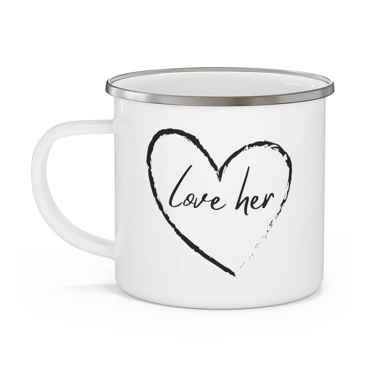 Enamel Camping Mug Say it Soul Love Her - Decorative | Enamel Mugs