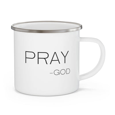 Enamel Camping Mug Say It Soul ’pray - god’ Statement T - shirt Christian