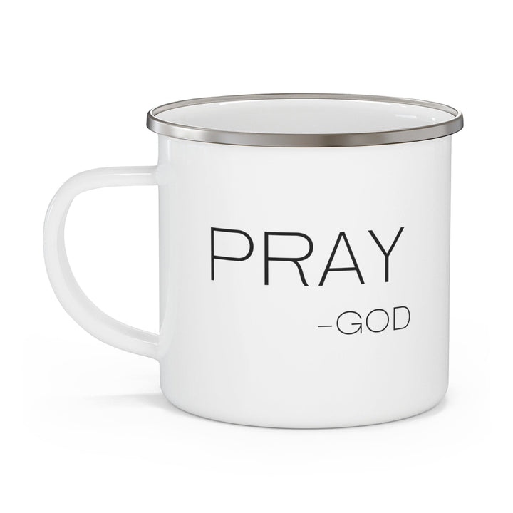 Enamel Camping Mug Say it Soul Pray- God - Decorative | Enamel Mugs