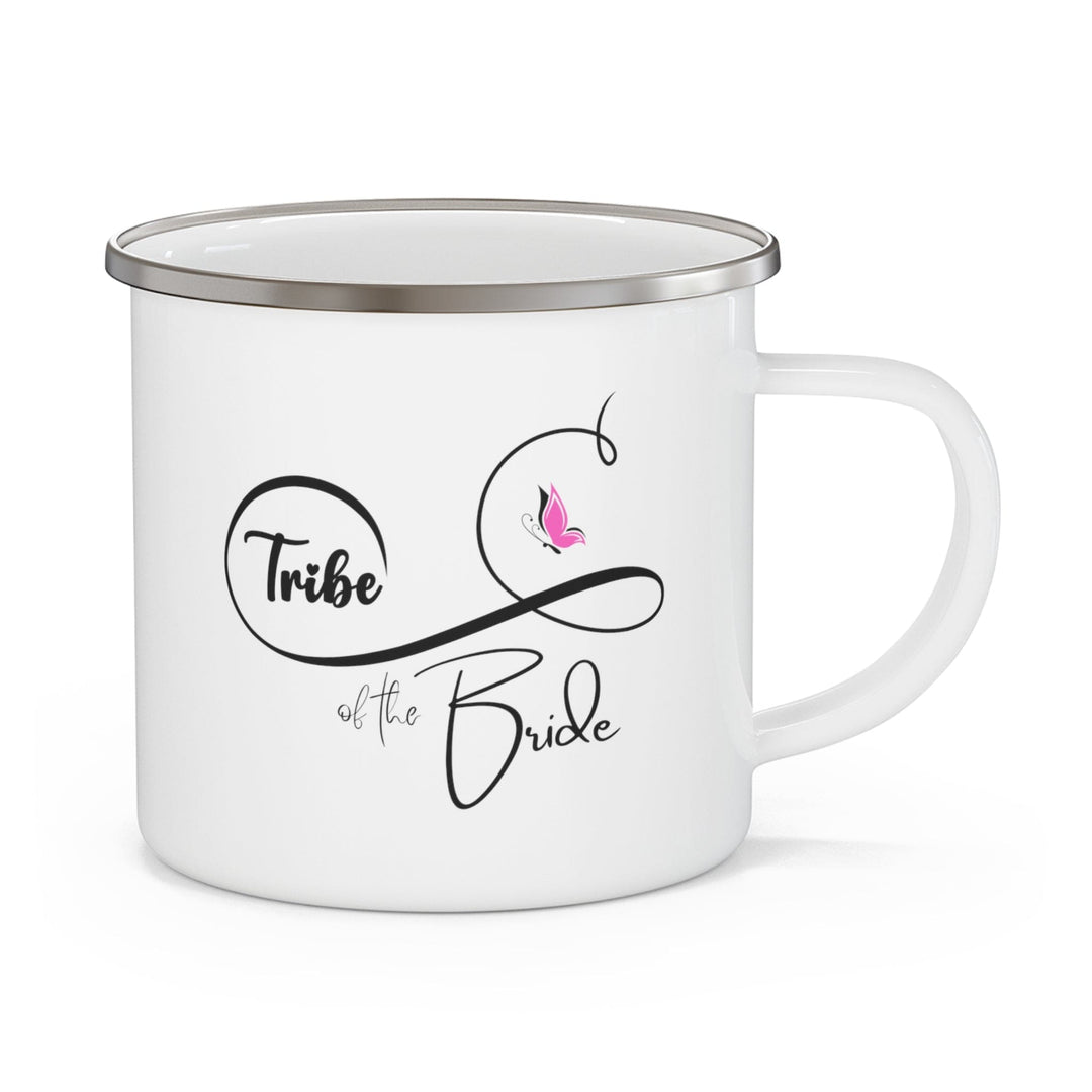 Enamel Camping Mug Tribe of the Bride - Wedding Bridal Butterfly Illustration