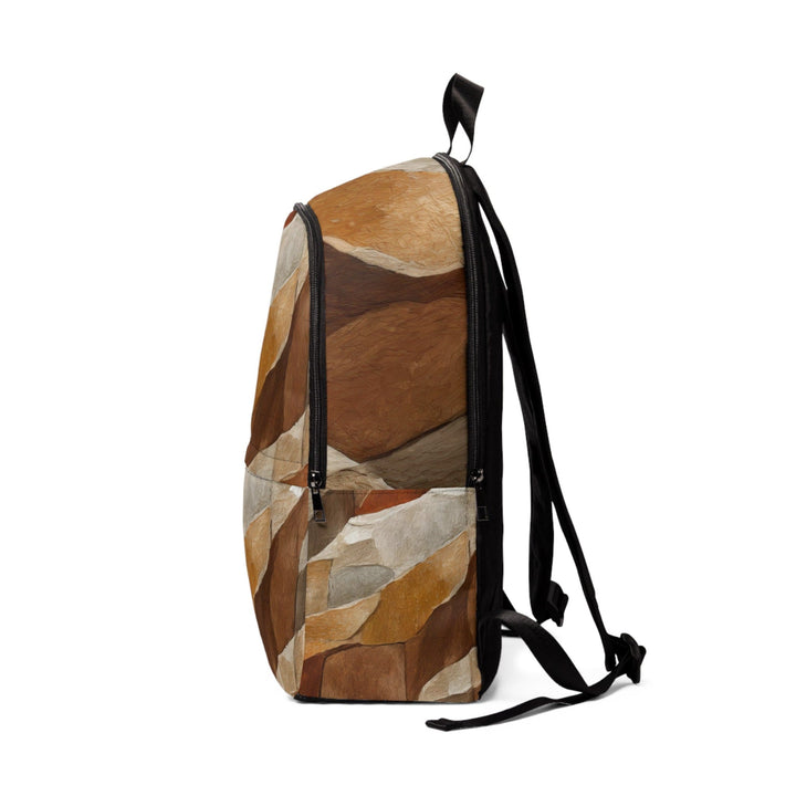 Fashion Backpack Waterproof Abstract Stone Print - Bags | Backpacks