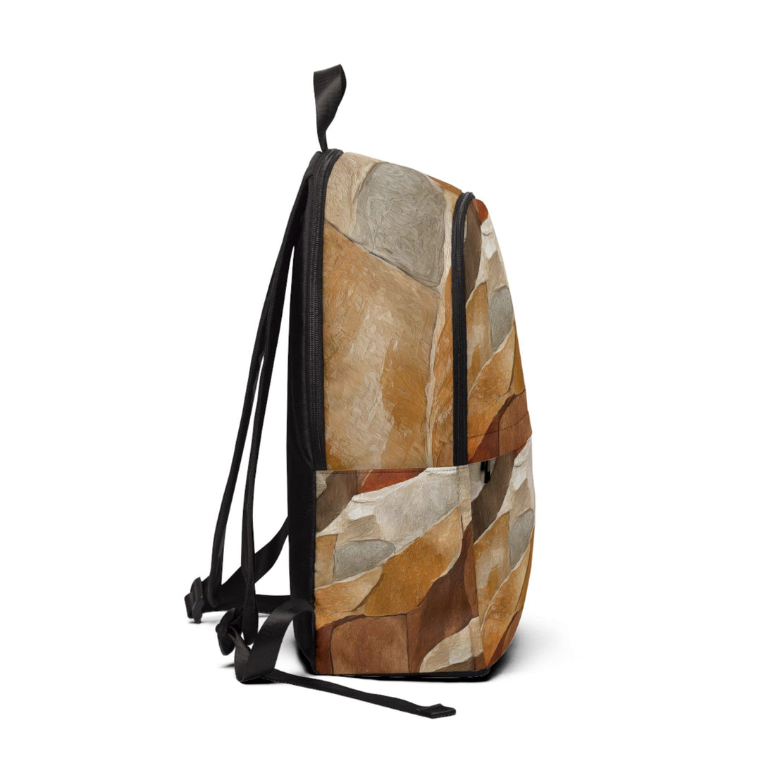 Fashion Backpack Waterproof Abstract Stone Print - Bags | Backpacks