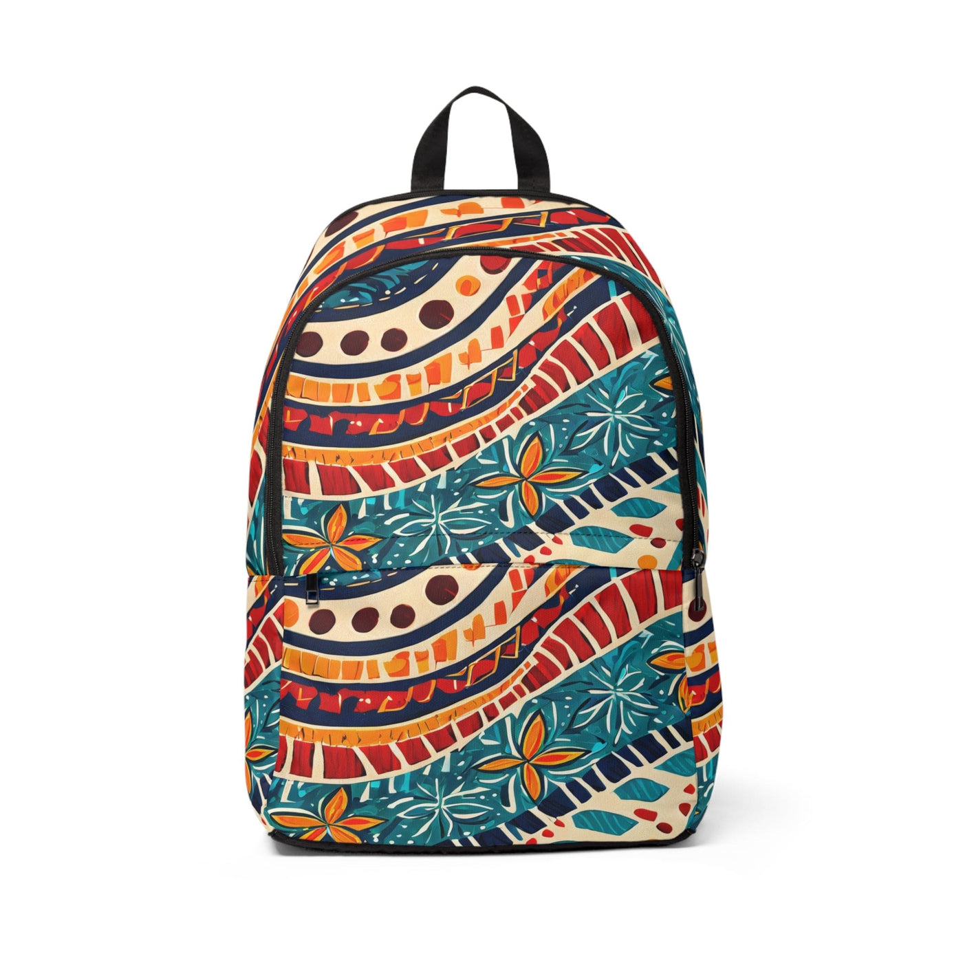 Fashion Backpack Waterproof Abstract Vibrant Multicolor Pattern 61374 - Bags