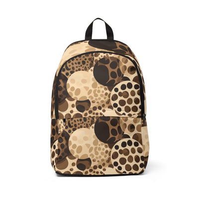 Fashion Backpack Waterproof Beige And Brown Leopard Spots Illustration - Bags