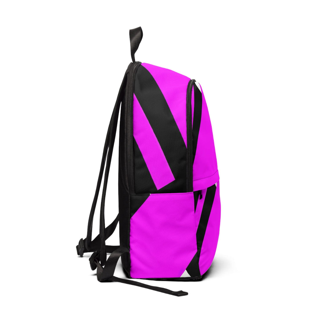 Fashion Backpack Waterproof Black and Pink Pattern - Bags | Backpacks