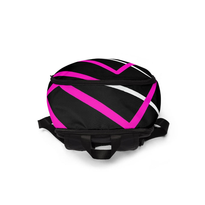 Fashion Backpack Waterproof Black and Pink Pattern - Bags | Backpacks