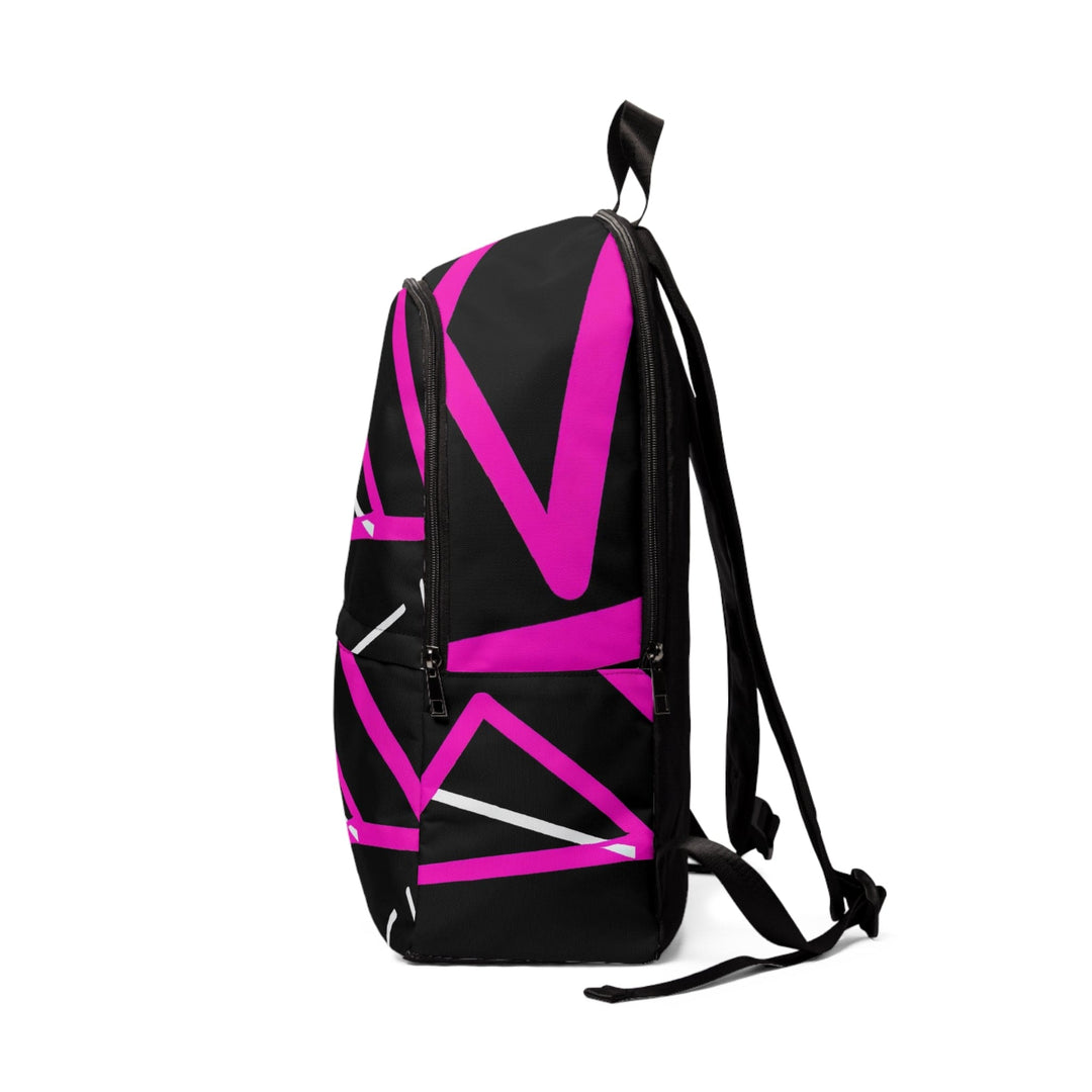 Fashion Backpack Waterproof Black and Pink Pattern - Bags | Backpacks