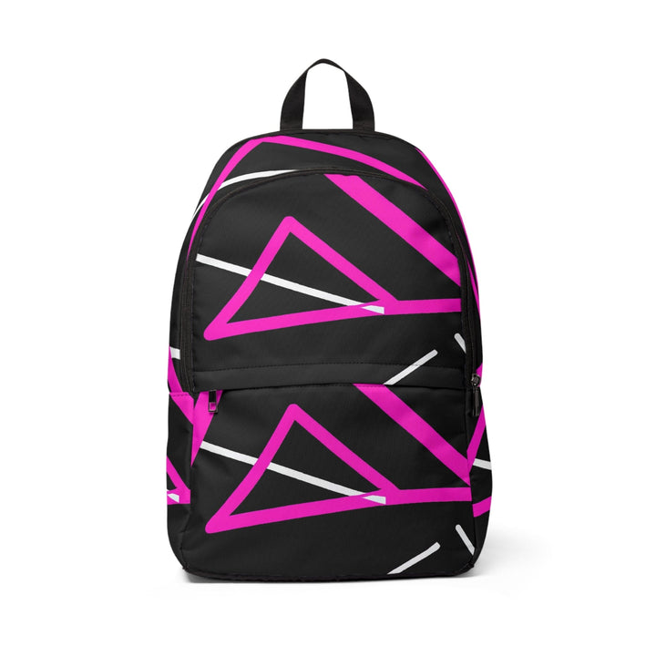 Fashion Backpack Waterproof Black and Pink Pattern - Bags | Backpacks