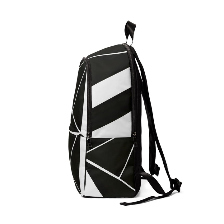 Fashion Backpack Waterproof Black and White Geometric Pattern - Bags | Backpacks