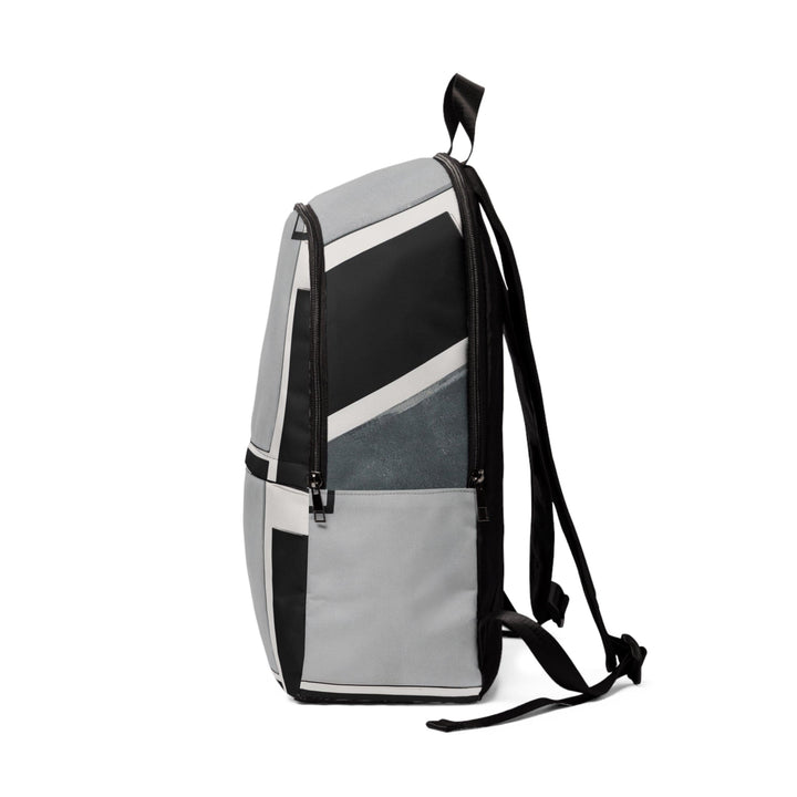 Fashion Backpack Waterproof Black Grey Abstract Pattern - Bags | Backpacks