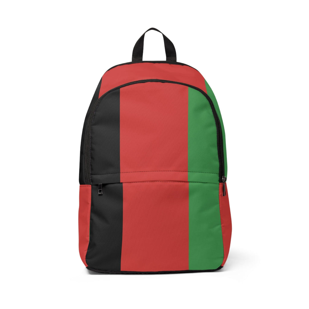 Fashion Backpack Waterproof Black Red Green Stripped - Bags | Backpacks