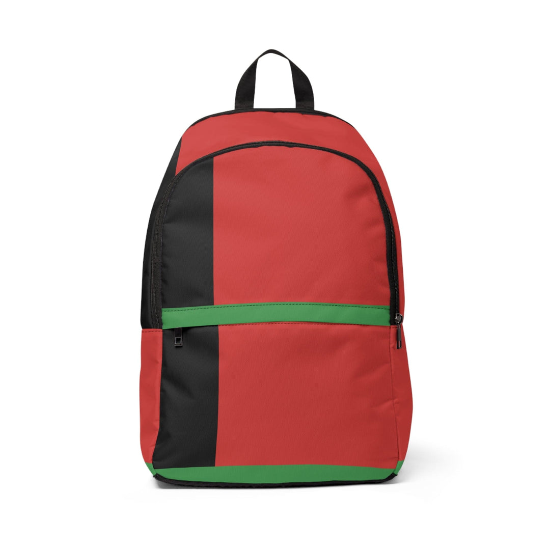 Fashion Backpack Waterproof Black Red Green Stripped - Bags | Backpacks