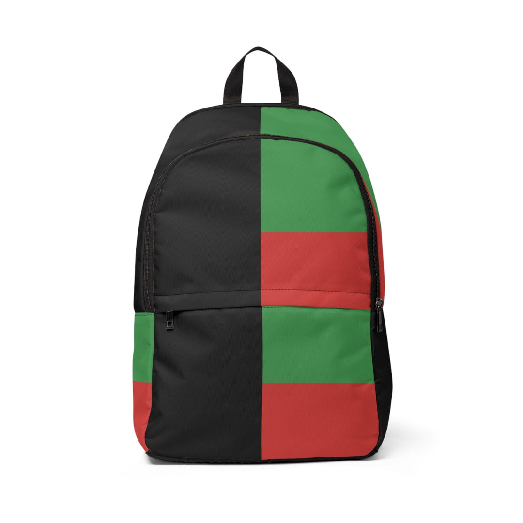 Fashion Backpack Waterproof Black Red Green Stripped - Bags | Backpacks