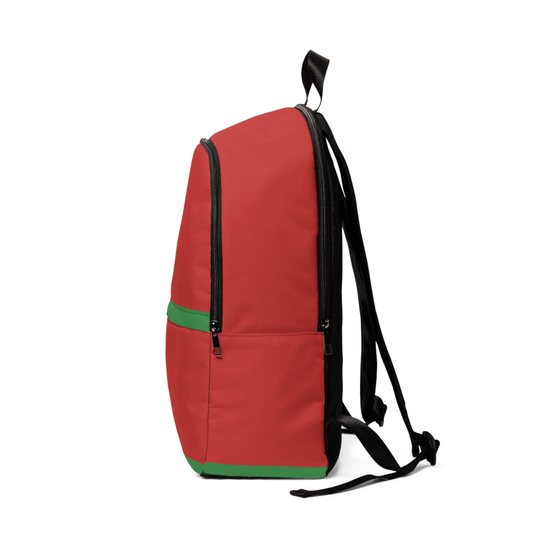 Fashion Backpack Waterproof Black Red Green Stripped - Bags | Backpacks